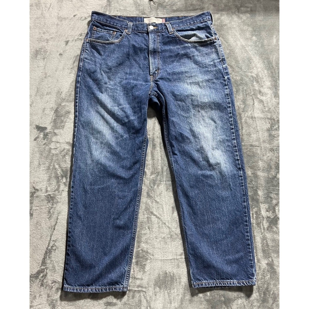 Levi's 550 Relaxed Fit Jeans Mens 38x30 Blue Mid Rise Tapered Denim